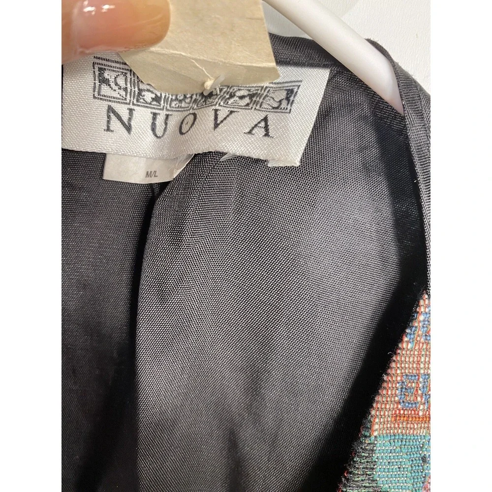 NEW‎ idea nuova womens vintage vest size medium large suit business BEER BOTTLES